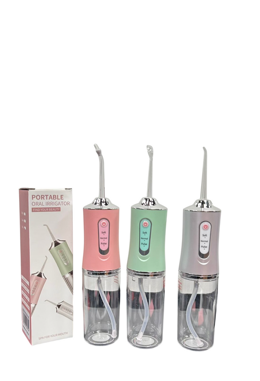 IRRIGADOR BUCAL ELIMINA OLORES DE TU BOCA ( 4 BOQUILLAS ) 3 COLORES DISPONIBLES